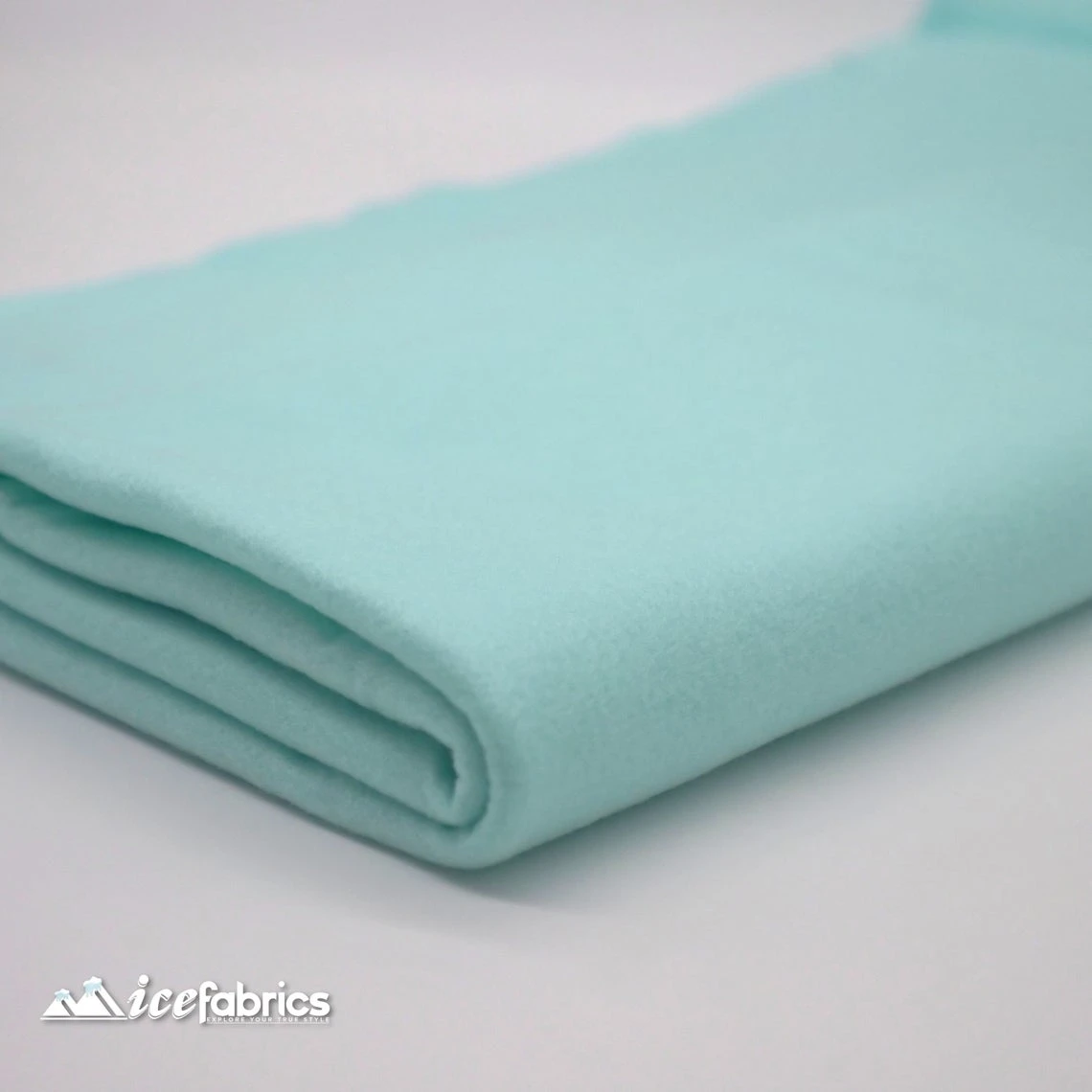 72" Wide 1.6 Mm Thick Acrylic Aqua Felt Fabric By The Yard 6 72" Wide 1.6 Mm Thick Acrylic Aqua Felt Fabric By The Yard - Image 4
