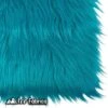 Turquoise IceFabrics Square Shaggy Long Pile Faux Fur Fabric -Luxtex Store TurquoiseIceFabricsSquareShaggyLongPileFauxFurFabric 2