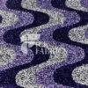 Wavy Purple White On Lavender Stretch Velvet Sequin Fabric -Luxtex Store WavySequinStretchVelvetFabricbyTheYard PurpleWhiteLavenderVelvetforApparel Costume Decor7