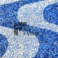 Wavy Baby Blue White On Blue Stretch Velvet Sequin Fabric -Luxtex Store WavySequinStretchVelvetFabricbyTheYard WideBabyBlueWhiteonBlueVelvetforApparel Costume Decor4