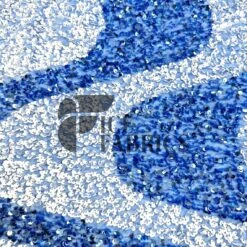 Wavy Baby Blue White On Blue Stretch Velvet Sequin Fabric -Luxtex Store WavySequinStretchVelvetFabricbyTheYard WideBabyBlueWhiteonBlueVelvetforApparel Costume Decor5