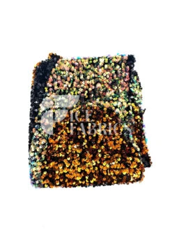 Wavy Gold Black Iridescent On Black Stretch Velvet Sequin Fabric -Luxtex Store WavySequinStretchVelvetFabricbyTheYard WideGoldblackiridescentonBlackVelvetforApparel Costume Decor1