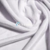 White Minky Solid 3mm Pile Blanket Fabric -Luxtex Store WhiteSmoothSolidMinkyFabric1 3