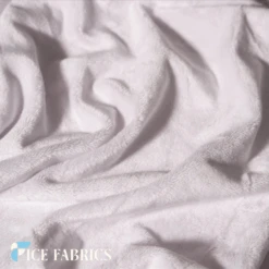 White Ultra Soft 3mm Minky Fabric Faux Fur -Luxtex Store WhiteSmoothSolidMinkyFabric3