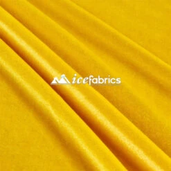 Yellow Poly Spandex 4 Way Stretch Velvet Fabric/ Super Soft -Luxtex Store YellowPolySpandex4WayStretchVelvetFabricSoftFabric 1