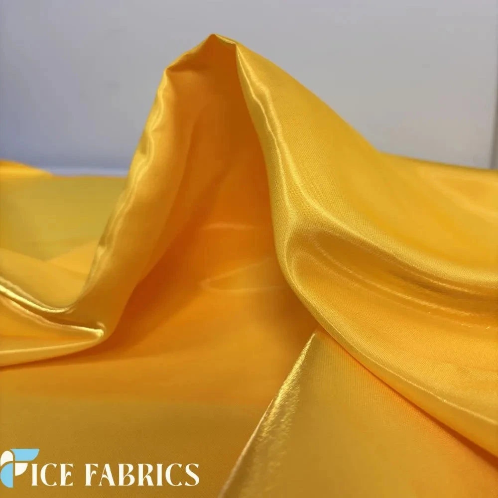 Yellow Reflective Liquid Crystal Silky Satin Fabric 4 Yellow Reflective Liquid Crystal Silky Satin Fabric - Image 2