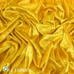 Yellow Stretch Crushed Velvet Upholstery Fabric -Luxtex Store YellowStretchCrushedVelvetFabric2 0f455d96 4a9d 48ce 85c0 bd3f508ae7d3