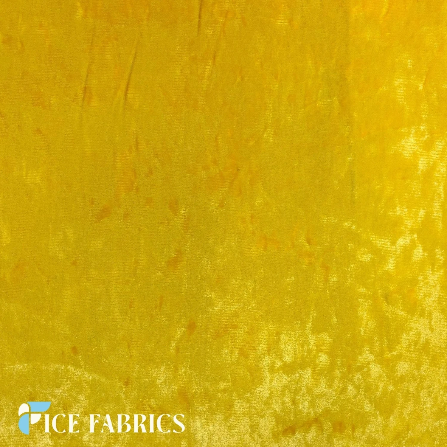 Yellow Stretch Crushed Velvet Fabric By The Roll 5 Yellow Stretch Crushed Velvet Fabric By The Roll - Image 3