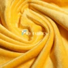 Yellow New Colors 3mm Thick Faux Fur Soft Minky Fabric -Luxtex Store Yellow Smooth Solid Minky Fabric 1