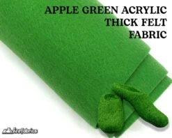 Apple Green Acrylic Wholesale Felt Fabric 1.6mm Thick -Luxtex Store apple green acrylic wholesale felt fabric 16mm thick 338430