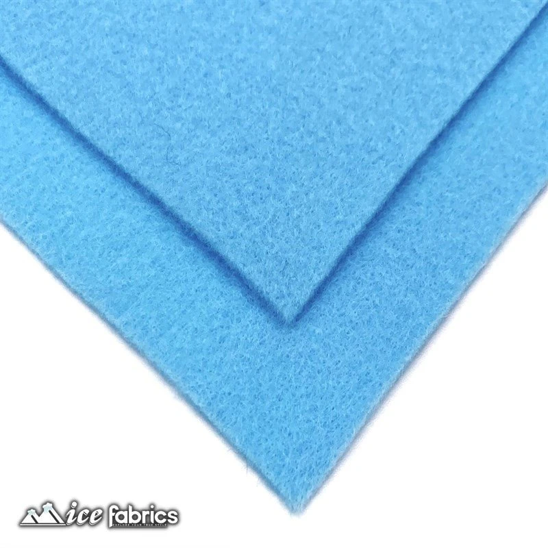 Baby Blue Acrylic Wholesale Felt Fabric 1.6mm Thick 6 Baby Blue Acrylic Wholesale Felt Fabric 1.6mm Thick - Image 4