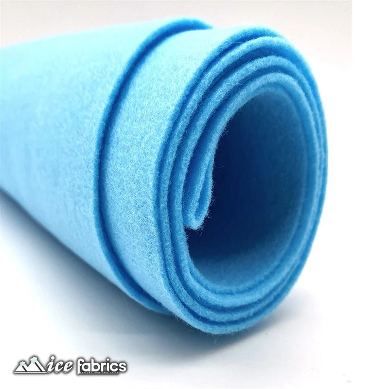 Baby Blue Acrylic Wholesale Felt Fabric 1.6mm Thick 3 Baby Blue Acrylic Wholesale Felt Fabric 1.6mm Thick