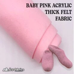 Baby Pink Acrylic Wholesale Felt Fabric 1.6mm Thick -Luxtex Store baby pink acrylic wholesale felt fabric 16mm thick 458189