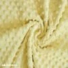 Banana Dot Bubble Minky Fabric By The Yard