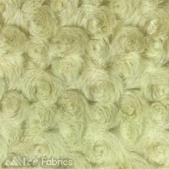 Banana Minky Rose Rosebud Fabric Blanket Fabric