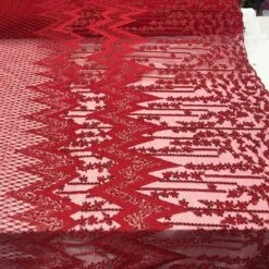 Beaded Embroidered Geometric Handmade Lace Fabric By The Yard -Luxtex Store beaded embroidered geometric handmade lace fabric by the yard 718574