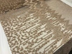 Beaded Embroidered Geometric Handmade Lace Fabric By The Yard -Luxtex Store beaded embroidered geometric handmade lace fabric by the yard 777280