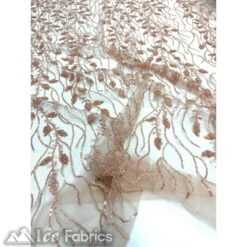 Beautiful Embroidery Floral Lace Sequin Beaded Fabric -Luxtex Store beautiful embroidery floral lace sequin beaded fabric 884285