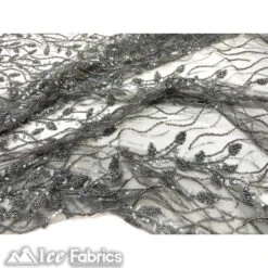 Beautiful Embroidery Floral Lace Sequin Beaded Fabric -Luxtex Store beautiful embroidery floral lace sequin beaded fabric 972002