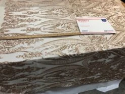 Beige Arabic Design Embroidered 4 Way Stretch Sequin Fabric Sold By The Yard -Luxtex Store beige arabic design embroidered 4 way stretch sequin fabric sold by the yard 661321