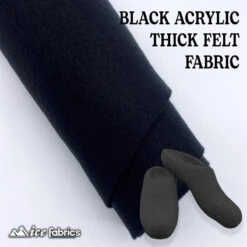 Black Acrylic Wholesale Felt Fabric 1.6mm Thick -Luxtex Store black acrylic wholesale felt fabric 16mm thick 294784