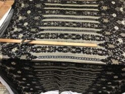 Black Fine Embroidered Sequin 4 Way Stretch Fabric For Wedding Prom Fashion Decorations Dresses -Luxtex Store black fine embroidered sequin 4 way stretch fabric for wedding prom fashion decorations dresses 985758