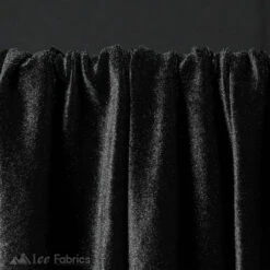 Black Wholesale Velvet Fabric Stretch | 60" Wide -Luxtex Store black wholesale velvet fabric stretch 60 wide 914310