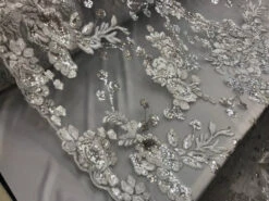 Bridal Design Transparent Prom Wedding Mesh Lace Embroidered Fabric -Luxtex Store bridal design transparent prom wedding mesh lace embroidered fabric 262664