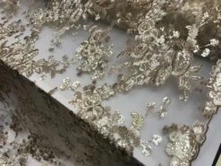 Bridal Design Transparent Prom Wedding Mesh Lace Embroidered Fabric -Luxtex Store bridal design transparent prom wedding mesh lace embroidered fabric 313153