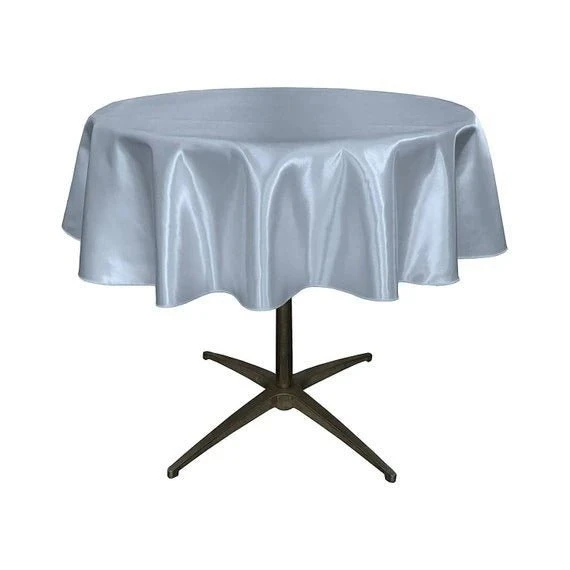 Bridal Satin Round 51-Inch, Wedding Prom Decoration Tablecloth Outdoor Birthday Party, DJ Party And Dining Table Decor 22 Bridal Satin Round 51-Inch, Wedding Prom Decoration Tablecloth Outdoor Birthday Party, DJ Party And Dining Table Decor - Image 20