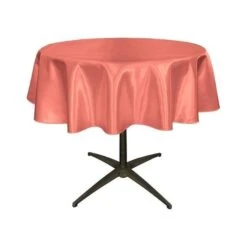 Bridal Satin Round 51-Inch, Wedding Prom Decoration Tablecloth Outdoor Birthday Party, DJ Party And Dining Table Decor 25 Bridal Satin Round 51-Inch, Wedding Prom Decoration Tablecloth Outdoor Birthday Party, DJ Party And Dining Table Decor -Luxtex Store bridal satin round 51 inch wedding prom decoration tablecloth outdoor birthday party dj party and dining table decor 385337