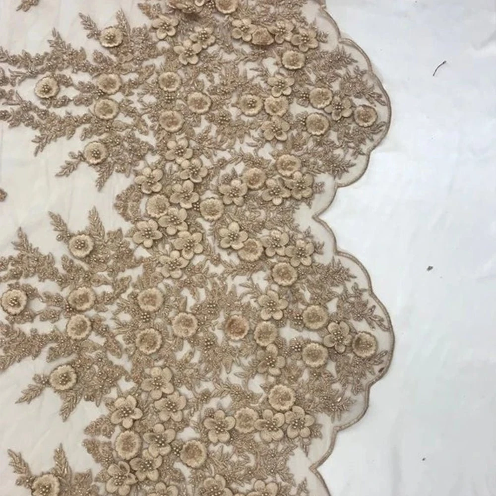 Bridal Wedding Beaded Mesh Lace Fabric 22 Bridal Wedding Beaded Mesh Lace Fabric - Image 20