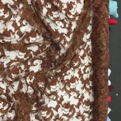 Bridal Wedding Dress Fabric - Beaded Mesh Lace -Luxtex Store bridal wedding dress fabric beaded mesh lace 900480