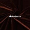 Brown Stretch Velvet Fabric _ Spandex Fabric -Luxtex Store brown stretch velvet fabric spandex fabric 559839