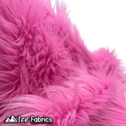 Luxtex Store -Luxtex Store bubble gum shaggy mohair faux fur fabric wholesale 20 yards bolt 859073