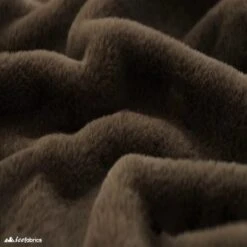 Brown Bunny Thick Faux Fur Minky Fabric / Short Pile / Super Soft -Luxtex Store bunny thick faux fur minky fabric short pile super soft 808209