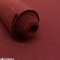 Burgundy Crafts Acrylic Felt Fabric | 72” Wide | 36” Long