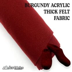 Burgundy Felt Material Acrylic Felt Material 1.6mm Thick -Luxtex Store burgundy felt material acrylic felt material 16mm thick 567054