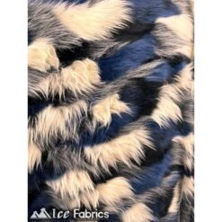 Canadian Multi Color Faux Fur Fabric By The Yard