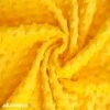 Canary Yellow Dimple Polka Dot Minky Fabric / Ultra Soft / 2 Canary Yellow Dimple Polka Dot Minky Fabric / Ultra Soft / -Luxtex Store canary yellow dimple polka dot minky fabric ultra soft 611435