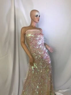 Candy Pink Spike Sequin Holographic Stretch Sequin Mesh Fabric 51" Wide Sold By The Yard -Luxtex Store candy pink spike sequin holographic stretch sequin mesh fabric 51 wide sold by the yard 294633