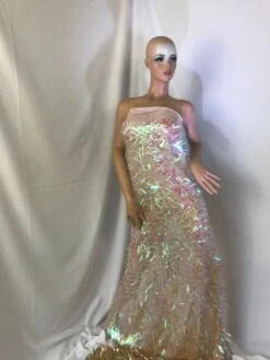 Candy Pink Spike Sequin Holographic Stretch Sequin Mesh Fabric 51" Wide Sold By The Yard -Luxtex Store candy pink spike sequin holographic stretch sequin mesh fabric 51 wide sold by the yard 607814