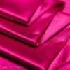 Casino 4 Way Stretch Satin Fabric Shiny Hot Pink Silky Spandex
