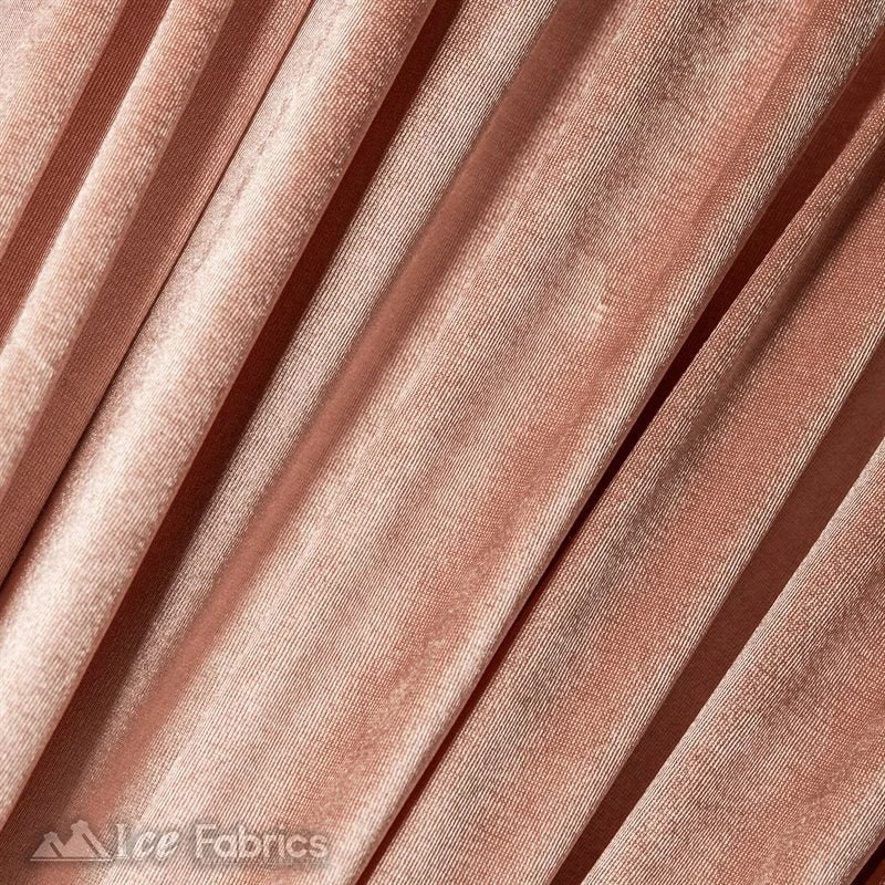 Casino 4 Way Stretch Silky Wholesale Blush Satin Fabric 3 Casino 4 Way Stretch Silky Wholesale Blush Satin Fabric - Image 2