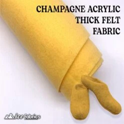 Champagne Felt Material Acrylic Felt Material 1.6mm Thick -Luxtex Store champagne felt material acrylic felt material 16mm thick 717863