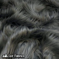 Charcoal Shaggy Mohair Faux Fur Fabric Wholesale (20 Yards Bolt) -Luxtex Store charcoal shaggy mohair faux fur fabric wholesale 20 yards bolt 508579