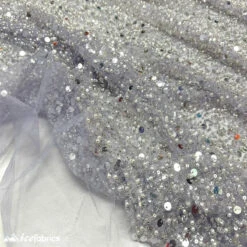 Classic All Over Beaded Sequin Bridal Fabric / Handmade -Luxtex Store classic all over beaded sequin bridal fabric handmade 413384