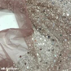 Classic All Over Beaded Sequin Bridal Fabric / Handmade -Luxtex Store classic all over beaded sequin bridal fabric handmade 610476