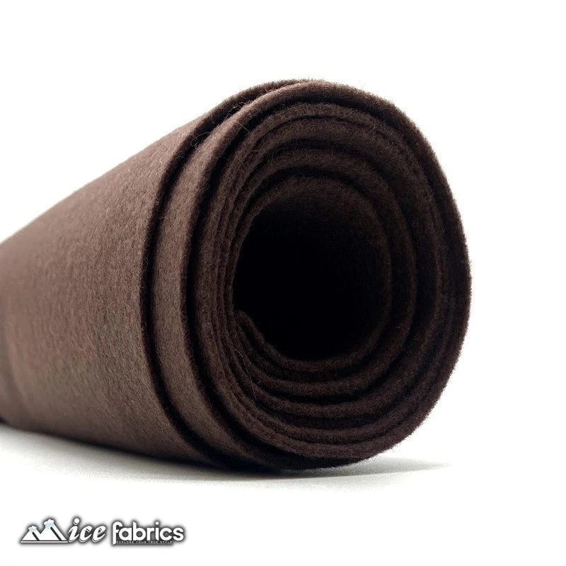 Dark Brown Felt Material Acrylic Felt Material 1.6mm Thick 3 Dark Brown Felt Material Acrylic Felt Material 1.6mm Thick