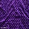 Dark Purple Minky Dot Fabric